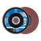 Pferd 5" x 7/8" A.H. POLIFAN Flap Disc - A SG STEELOX, Aluminum oxide, 120 Grit, Conical 62216 - alternate 1
